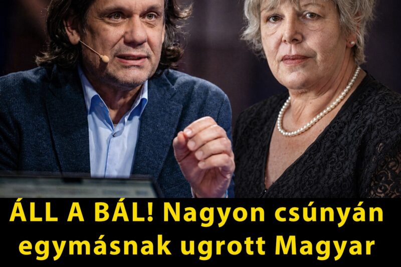 ÁLL A BÁL! Nagyon csúnyán egymásnak ugrott Magyar Péter anyukája és Deutsch Tamás