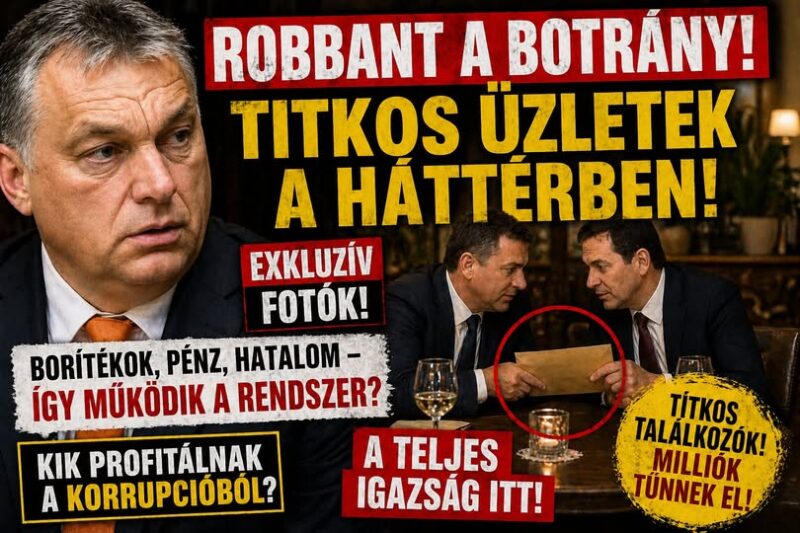 DÖBBENETES LELEPLEZÉS! TITKOS PÉNZMOZGÁSOK!