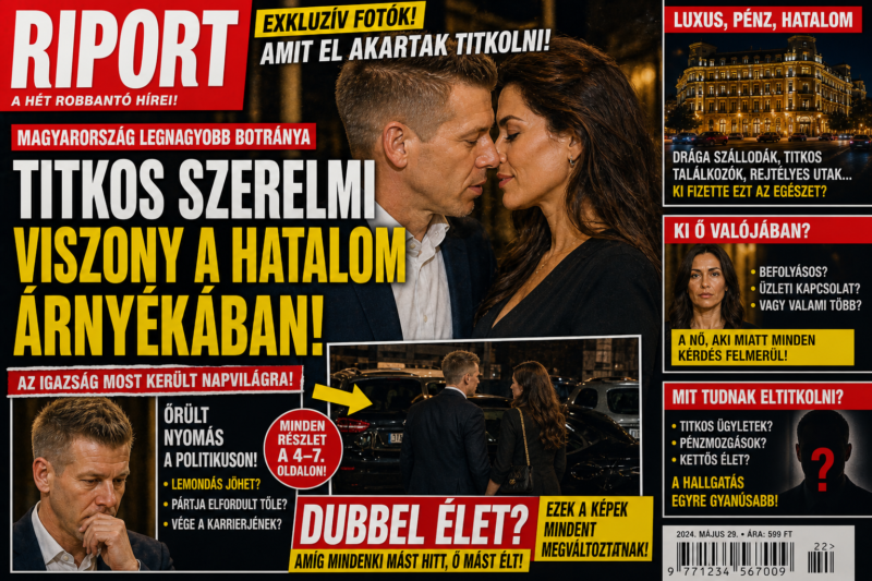 MEGDÖBBENTŐ BOTRÁNY! TITKOS VISZONY A HATALOM ÁRNYÉKÁBAN!