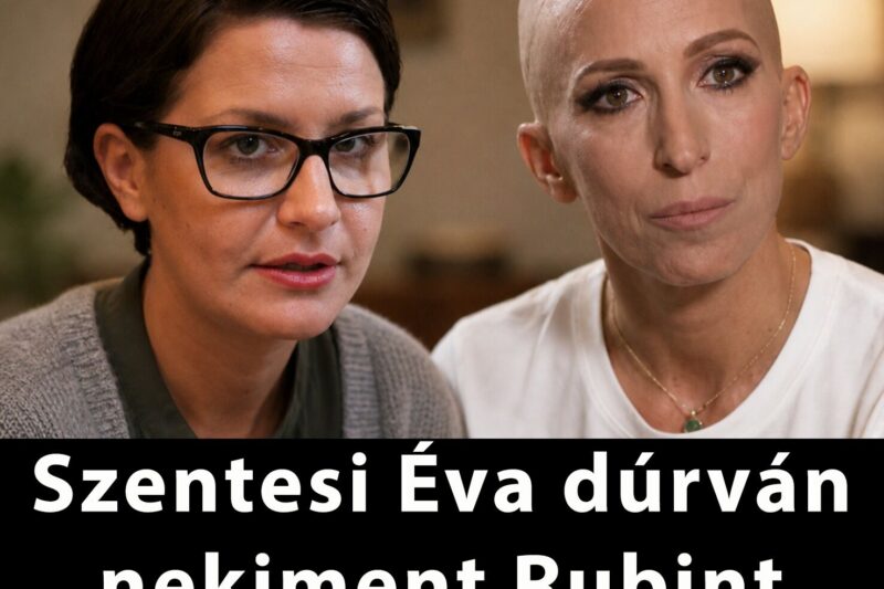 Szentesi Éva nekiment Rubint Rékának: