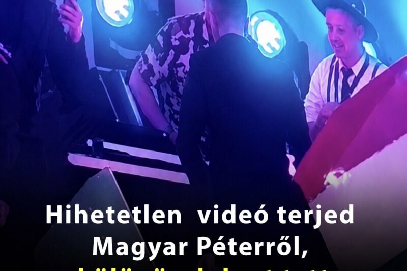 Hihetetlen videó terjed Magyar Péterről, különös dolgot tett az este a miniszterelnök amire nincsenek szavak!