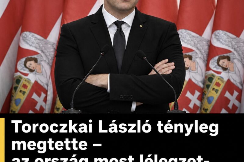 Toroczkai László tényleg megtette – az ország most lélegzet-visszafojtva figyeli, mi következik