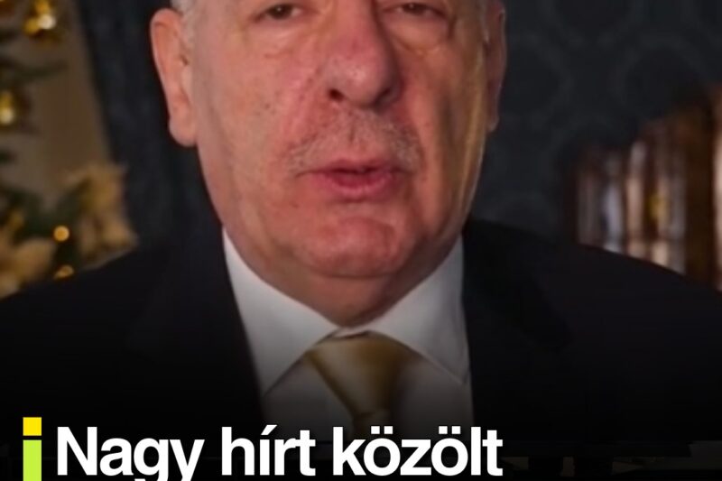 Nagy hírt közölt Sulyok Tamás