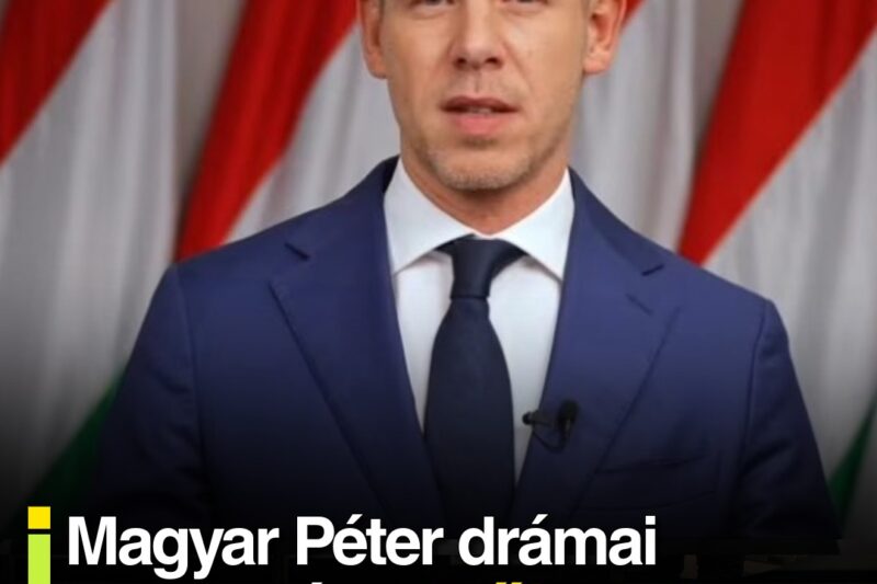 Magyar Péter drámai bejelentése: Előfordult egy olyan dolog, aminek nem szabadott volna