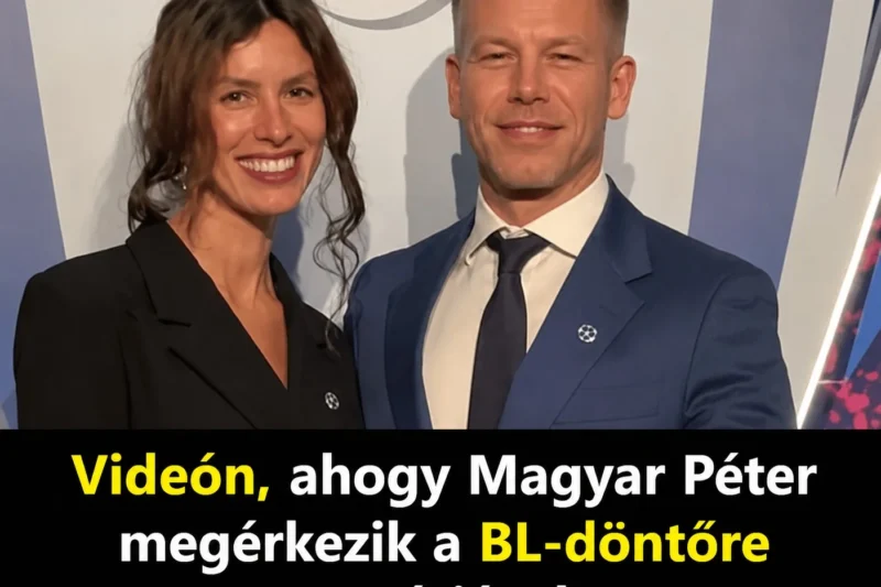 Szombat este a budapesti Puskás Aréna adott otthont a labdarúgó Bajnokok Ligája döntőjének, amelyre Magyar Péter miniszterelnök is kilátogatott.