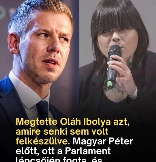 Megtette Oláh Ibolya azt, amire senki sem volt felkészülve. Magyar Péter előtt, ott a Parlament lépcsőjén fogta, és…