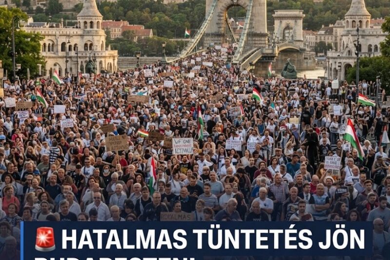 Újabb nagy demonstráció készül a fővárosban, már az időpont és a legfontosabb részletek is körvonalazódnak.