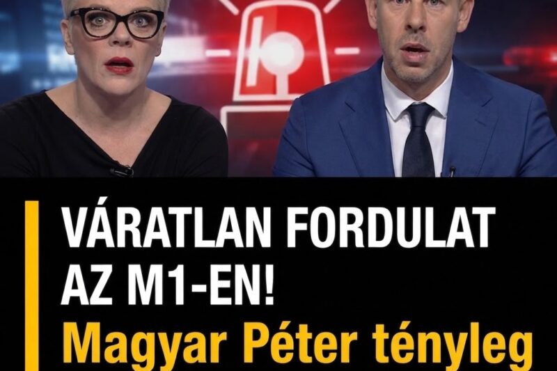 📺 VÁRATLAN FORDULAT AZ M1-EN! Magyar Péter olyan lépésre készülhet, amire sokan nem számítottak. Mi hangzott el, és mi állhat a háttérben? 👇
