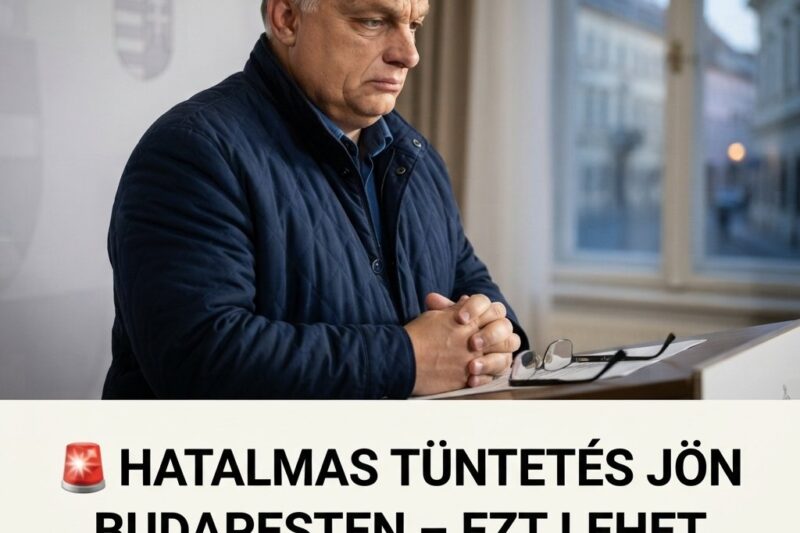 🚨 HATALMAS TÜNTETÉS JÖN BUDAPESTEN – EZT LEHET TUDNI RÓLA! – frissvilag.com