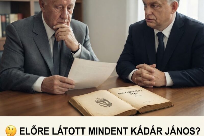 🧐 ELŐRE LÁTOTT MINDENT KÁDÁR JÁNOS? EZT GONDOLTA KÁDÁR JÁNOS ORBÁN VIKTORRÓL!