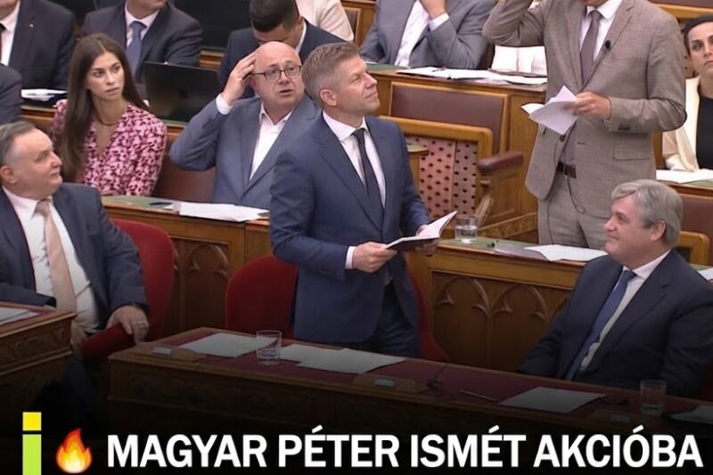 🔥 Magyar Péter ismét alkotott a Parlamentben: beült Gulyás elé, és széttrollkodta a Fidesz érveit