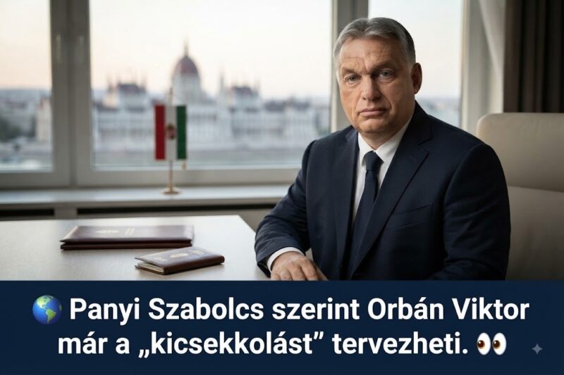 🌍 Panyi Szabolcs szerint Orbán Viktor már a „kicsekkolást” tervezheti. 👀