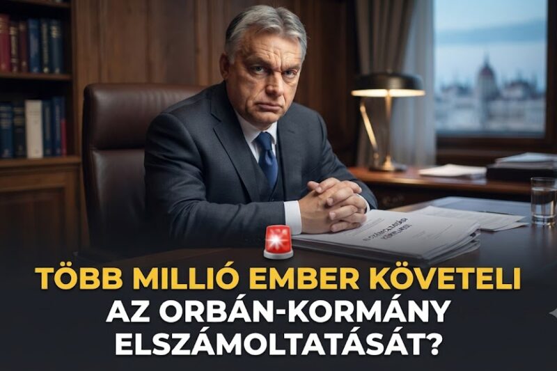 🚨 Több millió ember követeli az Orbán-kormány elszámoltatását – megdöbbentő adatokat közöltek