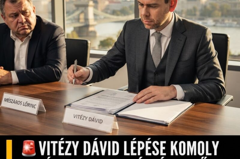 🚨 Mészáros Lőrinctől egyetlen tollvonással vett el százmilliárdokat Vitézy Dávid?!
