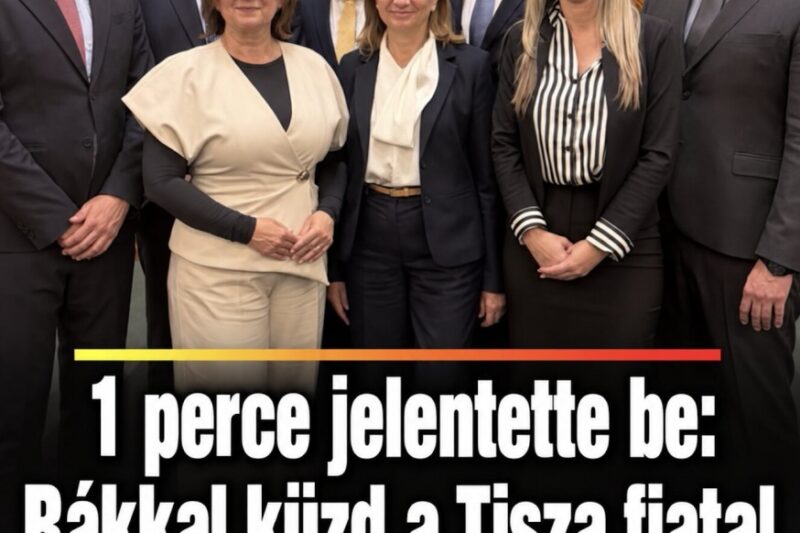 1 perce jelentette be: Rákkal küzd a Tisza fiatal parlamenti képviselője – MindenegybenBlog