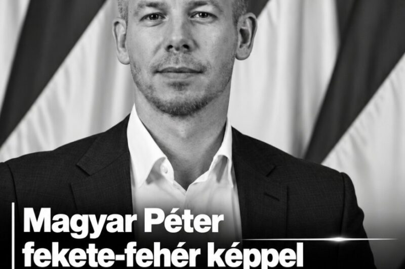 Magyar Péter fekete-fehér képpel jelentkezett be ma reggel. könnyfakasztó, amit közölt! – MindenegybenBlog