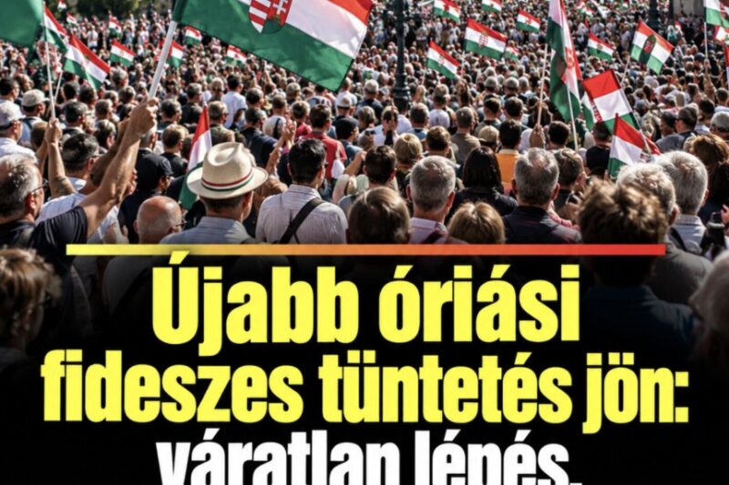 Újabb óriási fideszes tüntetés jön: váratlan lépés, amely Magyar Péter terveit is keresztülhúzhatja! A cikk kommentben – MindenegybenBlog